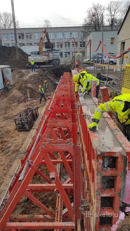 Reikalingi betonuotojas, betonuotojai, pagalbiniai