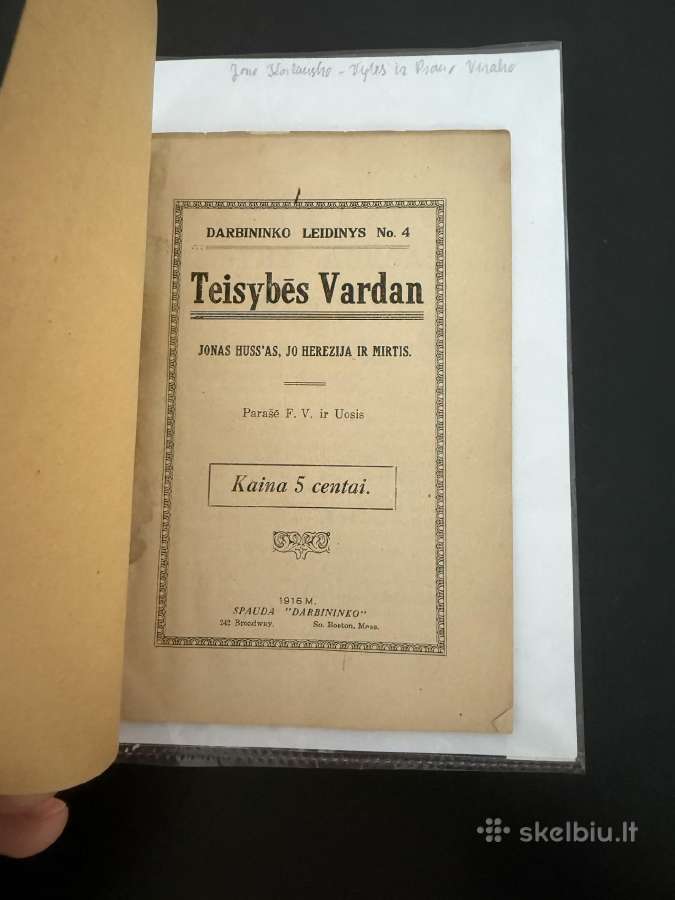 Teisybės Vardan 1916 m. - nuotraukos Nr. 2