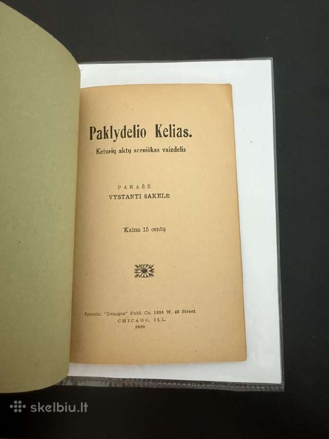 Paklydelio Kelias 1920 m. - nuotraukos Nr. 2