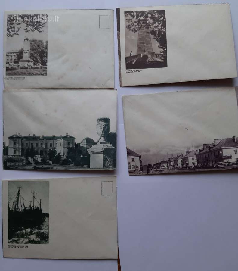 1961 m. pašto vokai su miestų vaizdais - nuotraukos Nr. 2