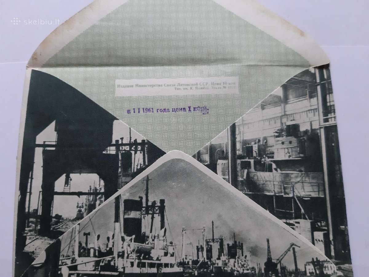 1961 m. pašto vokai su miestų vaizdais - nuotraukos Nr. 3