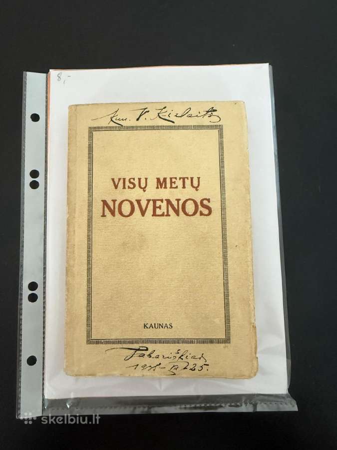 Visų metų Novenos 1935 m.