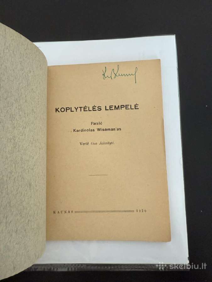 Koplytėlės lempelė 1926 m. - nuotraukos Nr. 2