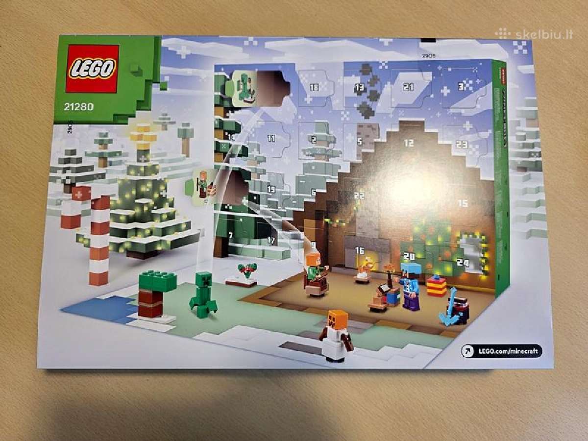 Lego Minecraft 21280 Advento Kalendorius 2025 - nuotraukos Nr. 2