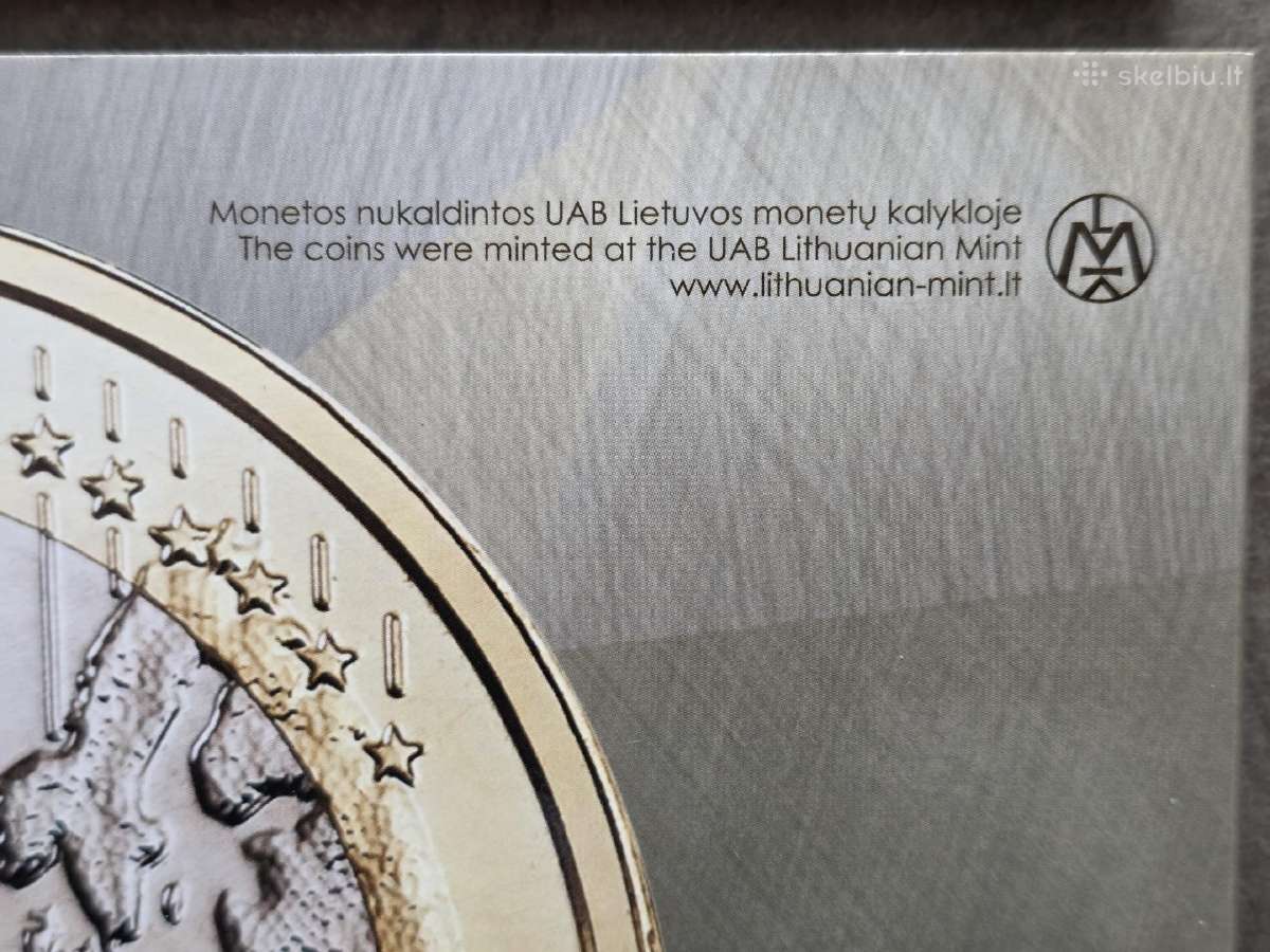 2015 pirmi Lt eurų monetų rinkiniai Proof ir Bu - nuotraukos Nr. 7