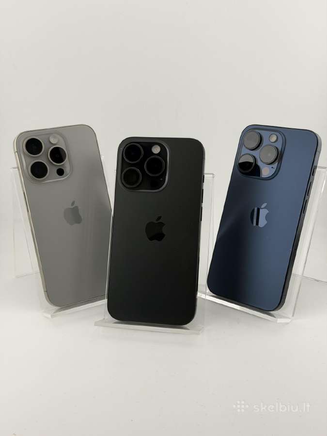 -iPhone 15 Pro 128gb /256gb/ -kaip nauji, -