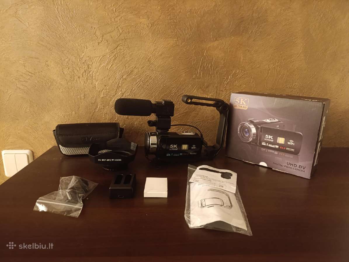 Parduodu video kamera 5k, 64mp