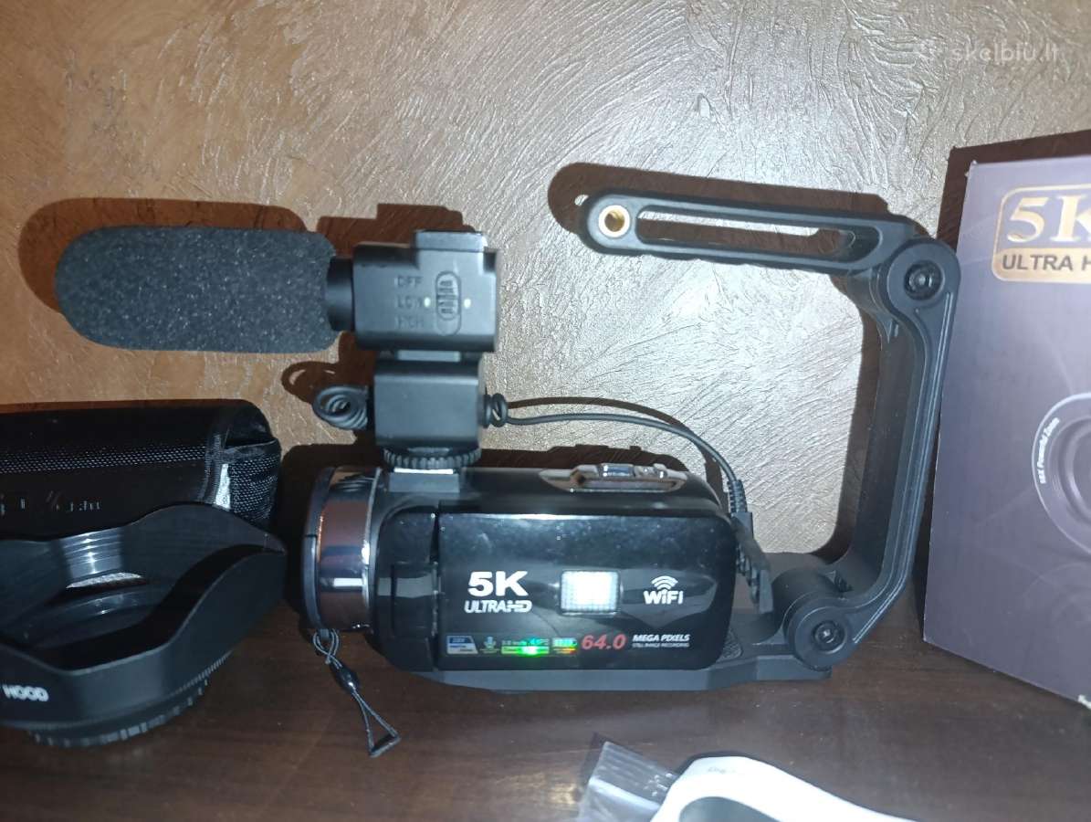 Parduodu video kamera 5k, 64mp - nuotraukos Nr. 4