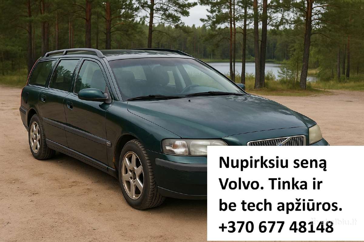 Nupirksiu seną Volvo