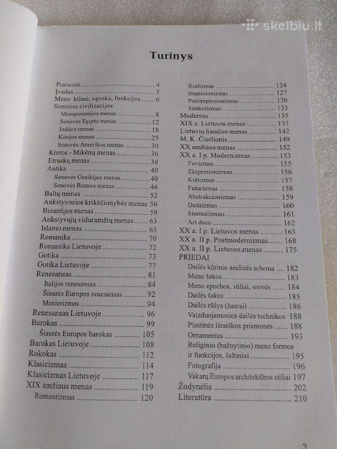 Meno istorijos ir dailės pažinimo pagrindai - nuotraukos Nr. 3