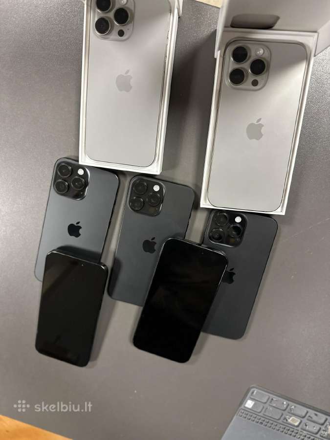 iPhone 16 Pro Max 256/512gb su garantija - nuotraukos Nr. 3