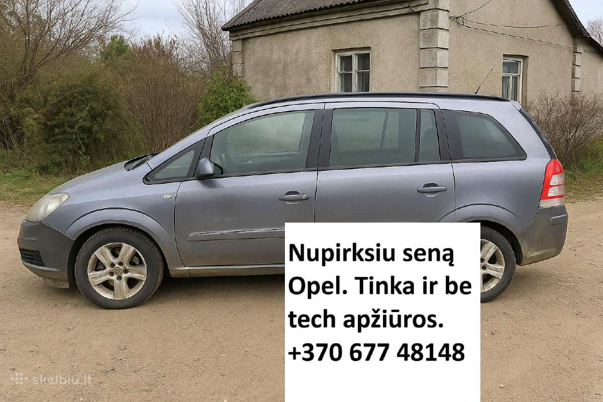 Nupirksiu Opel Zafira