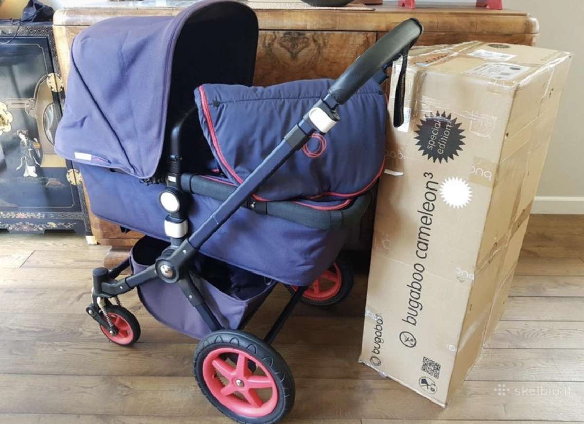 Bugaboo Chameleon 3-2 in 1 su visais priedais