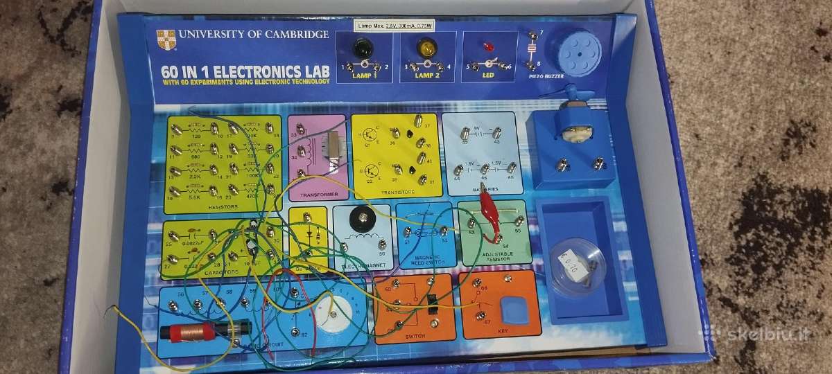 60 in 1 electronics lab - nuotraukos Nr. 2