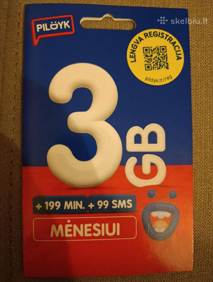 Lengvi numeriai 20€/vnt.