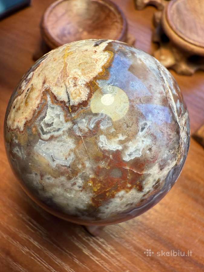 Mineralas kristalas akmuo dovana rutulys sfera - nuotraukos Nr. 8
