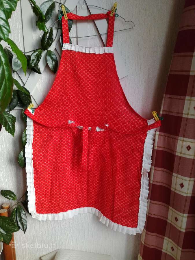 Graži,puošni,medvilnės prijuostė