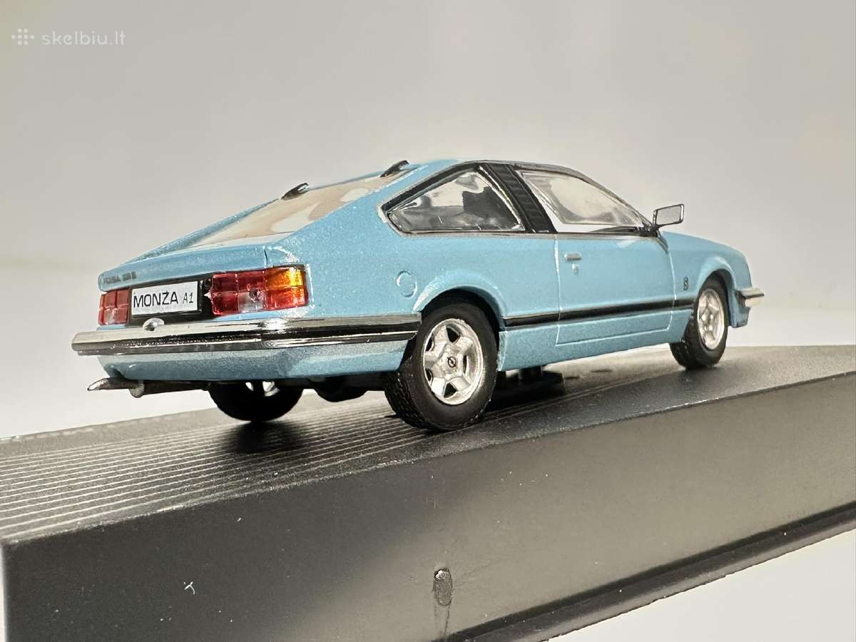 Opel Monza A 1978-1982 žydra 1:43 Eaglemoss - nuotraukos Nr. 5