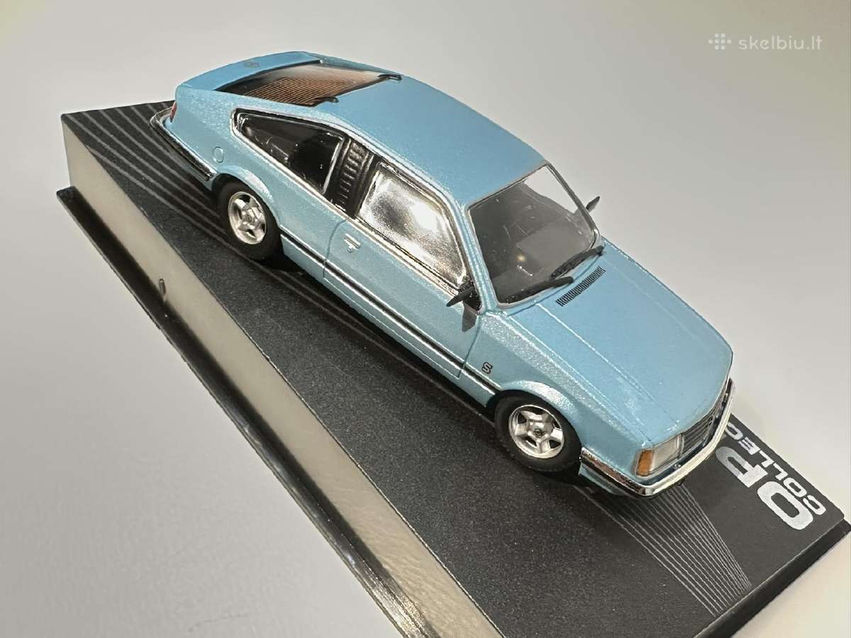 Opel Monza A 1978-1982 žydra 1:43 Eaglemoss - nuotraukos Nr. 6