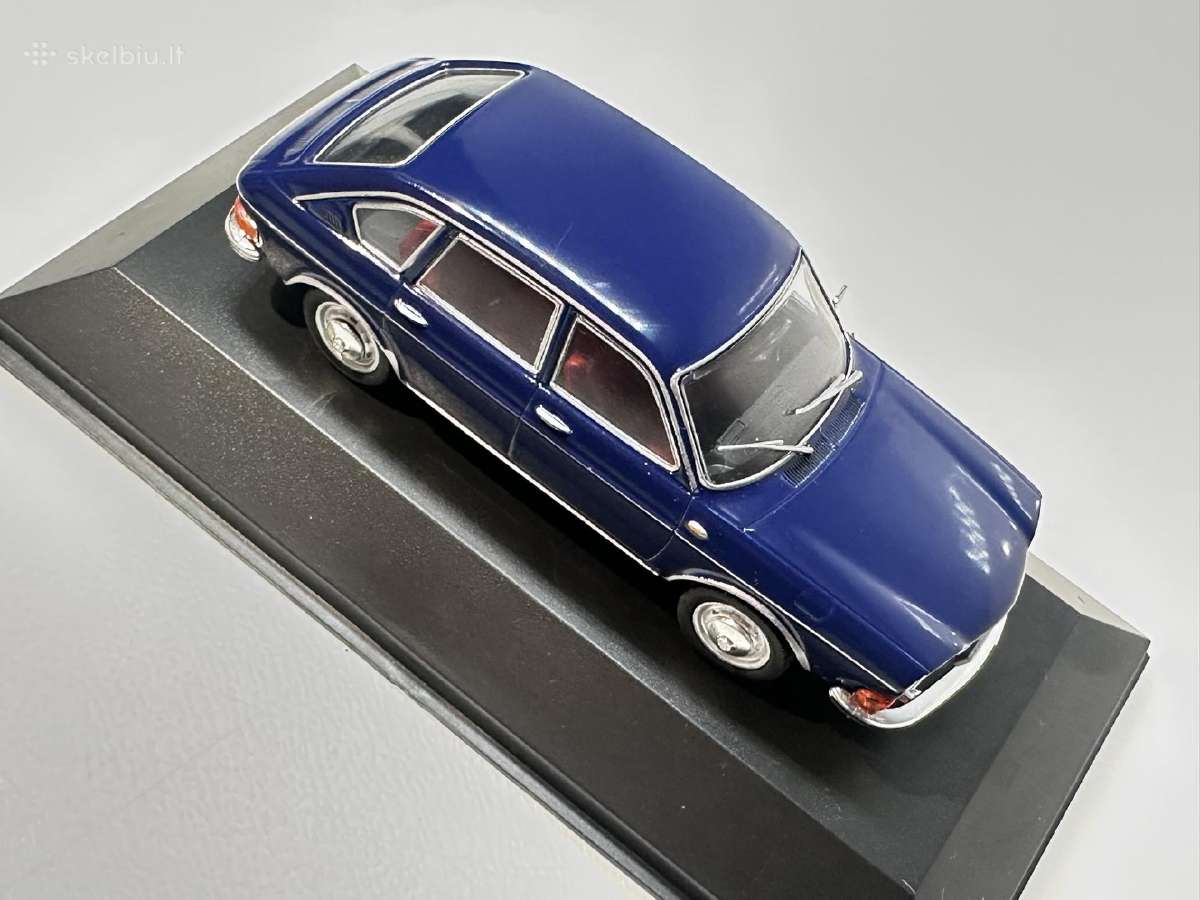 Volkswagen 411 Le 1970 mėlyna 1:43 Deagostini - nuotraukos Nr. 6