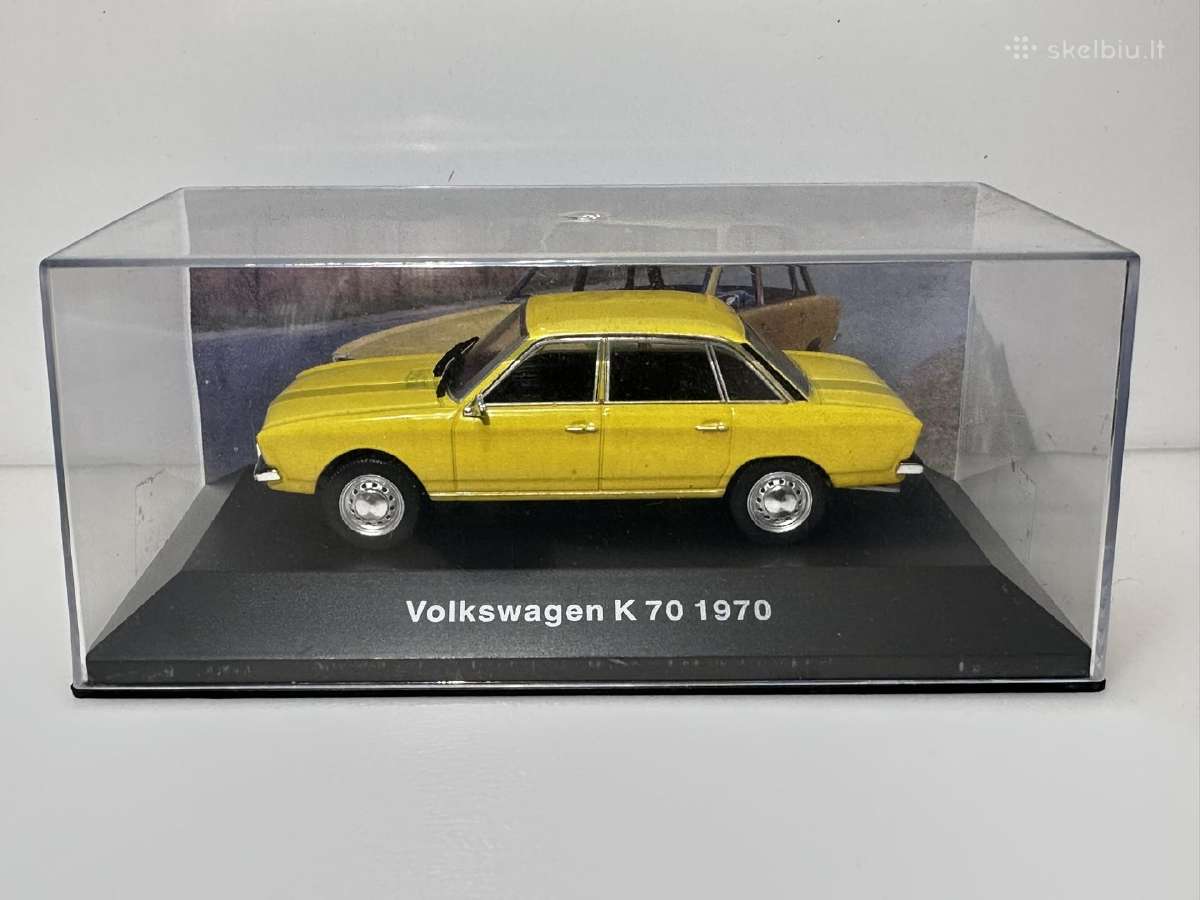 Volkswagen K70 1970 geltona 1:43 Deagostini - nuotraukos Nr. 2