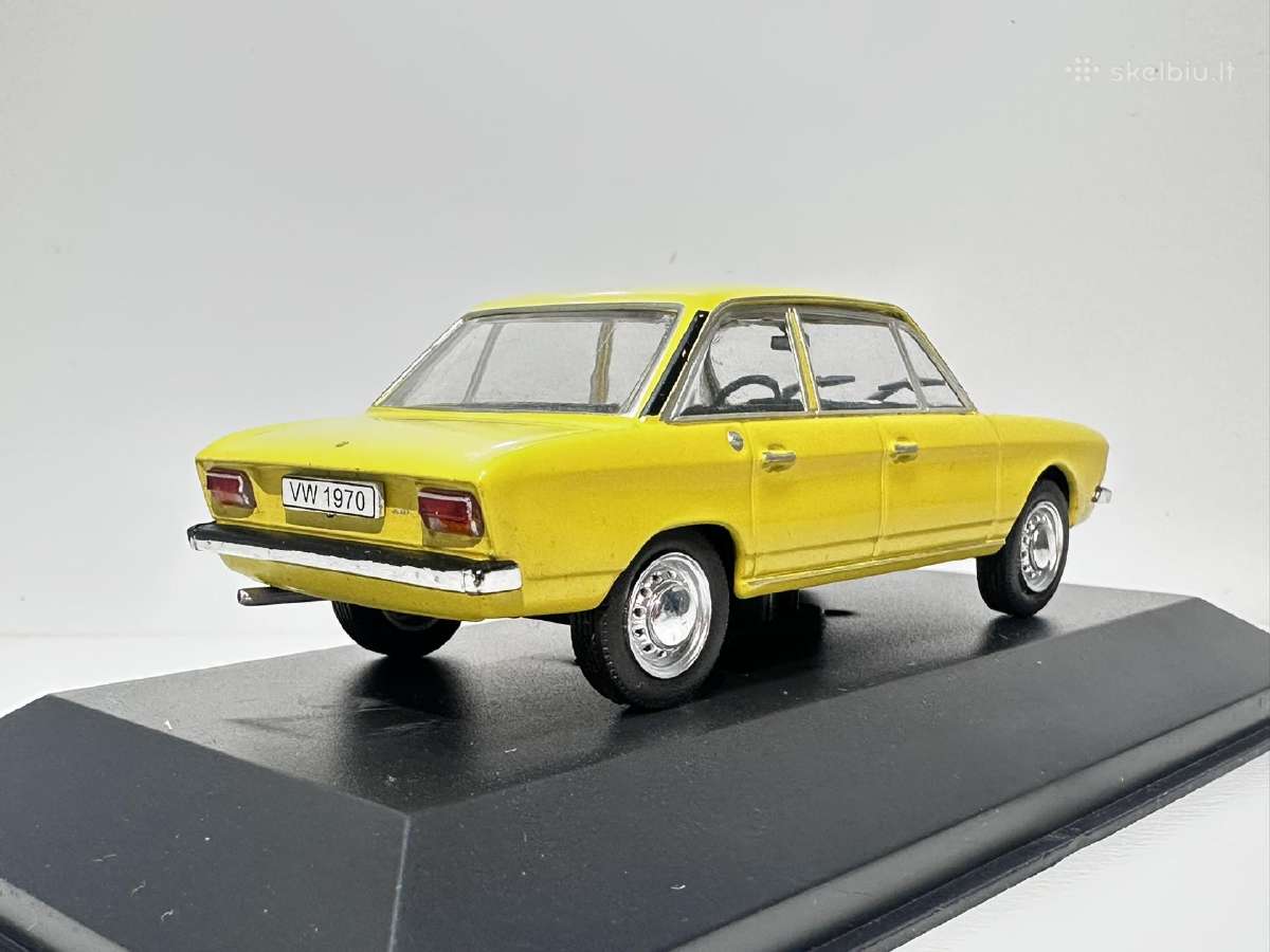 Volkswagen K70 1970 geltona 1:43 Deagostini - nuotraukos Nr. 5