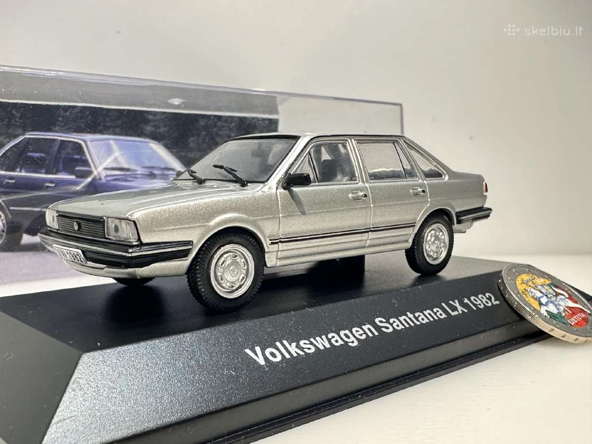Volkswagen Santana Lx 1982 sidabro 1:43 Deagostini