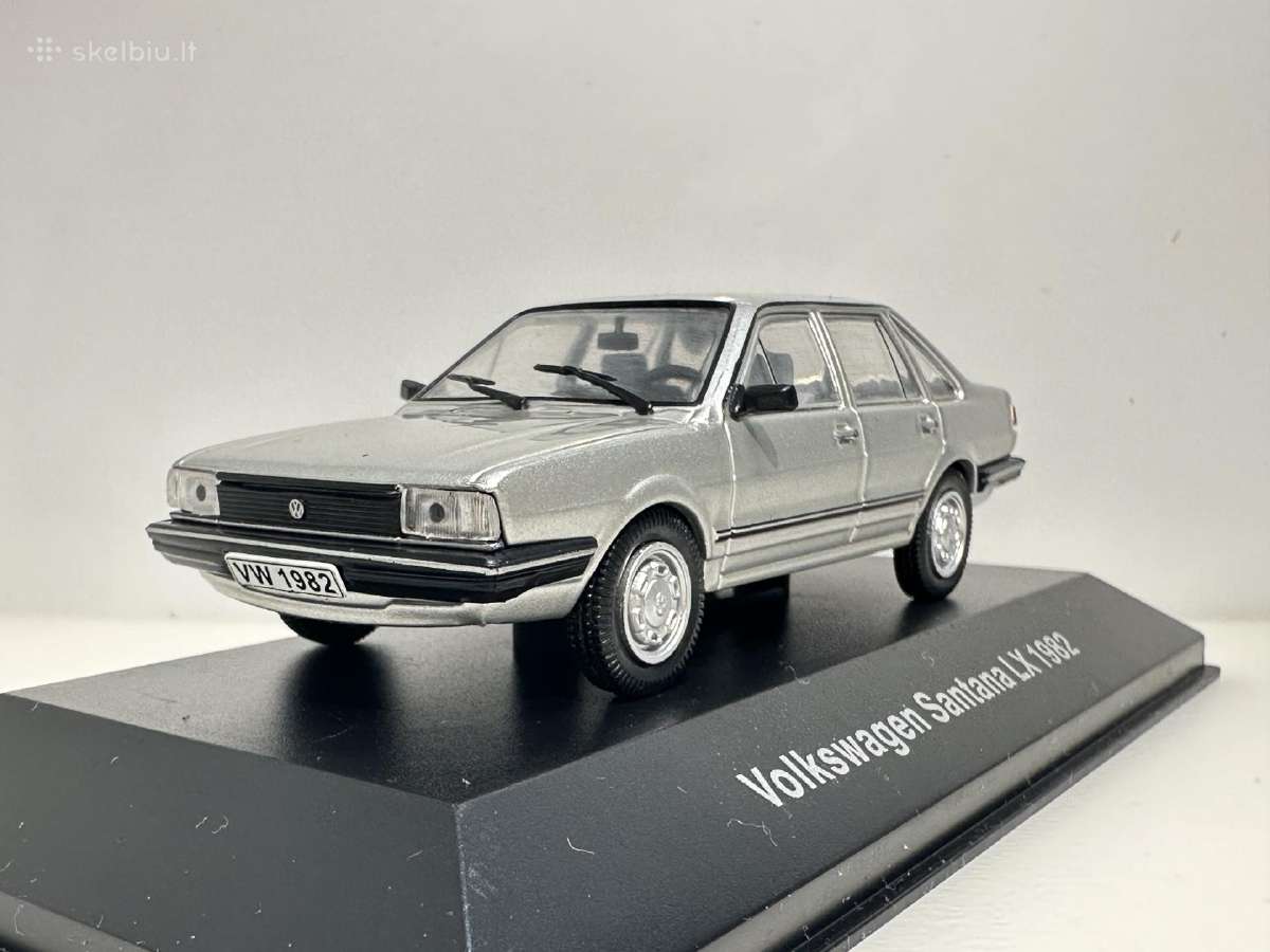 Volkswagen Santana Lx 1982 sidabro 1:43 Deagostini - nuotraukos Nr. 3
