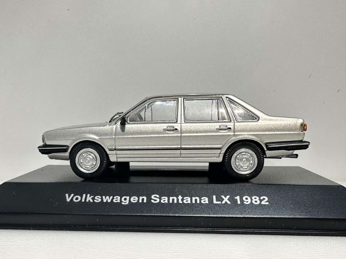 Volkswagen Santana Lx 1982 sidabro 1:43 Deagostini - nuotraukos Nr. 4
