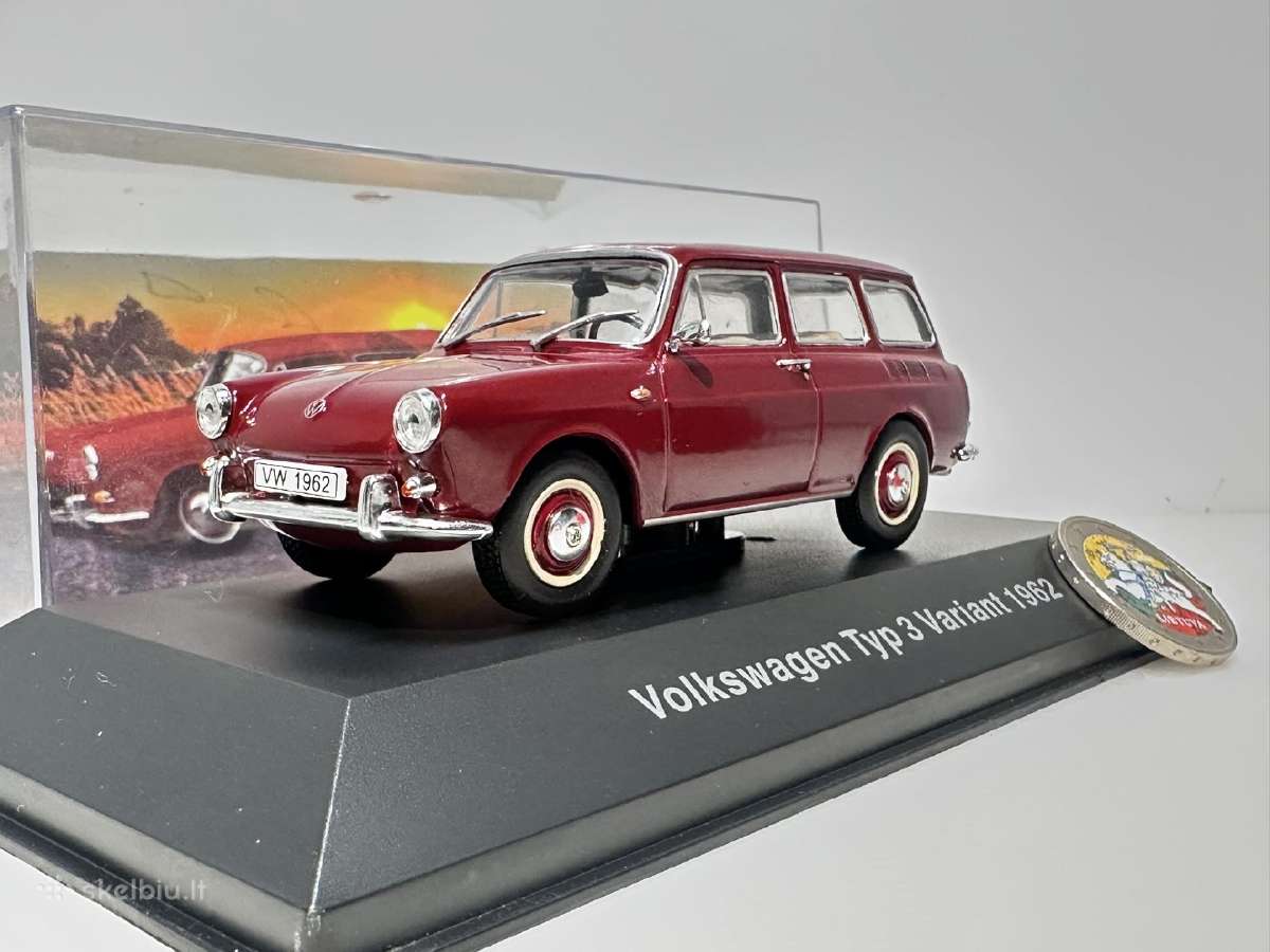 Volkswagen Typ 3 Variant 1962 vyšninis 1:43 Deagos