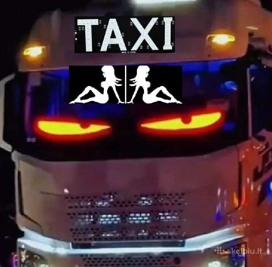 Šviečiantis taxi ženklas - LED - nuotraukos Nr. 2