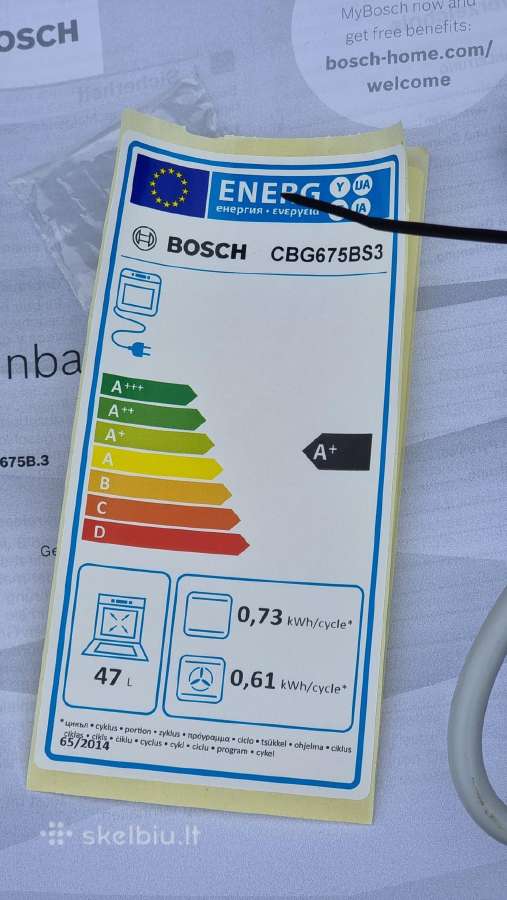 Nauja Bosch Cbg675bs3 + garantija - nuotraukos Nr. 9