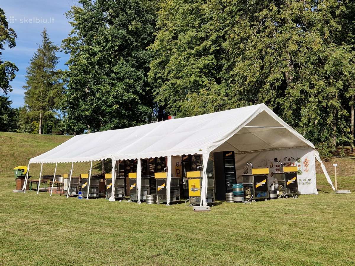 Palapinė-paviljonas 6*6 ir 10m