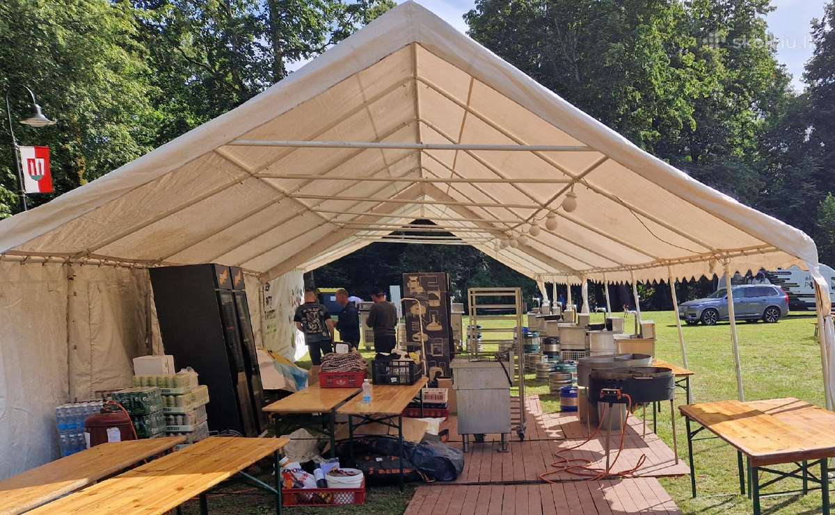 Palapinė-paviljonas 6*6 ir 10m - nuotraukos Nr. 2