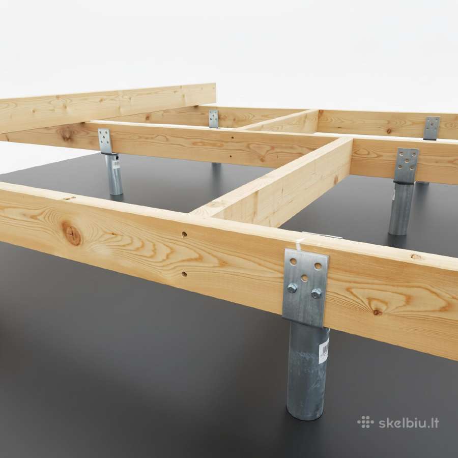 Sraigtiniai poliai Plačiu Sriegiu 2 mm Extra