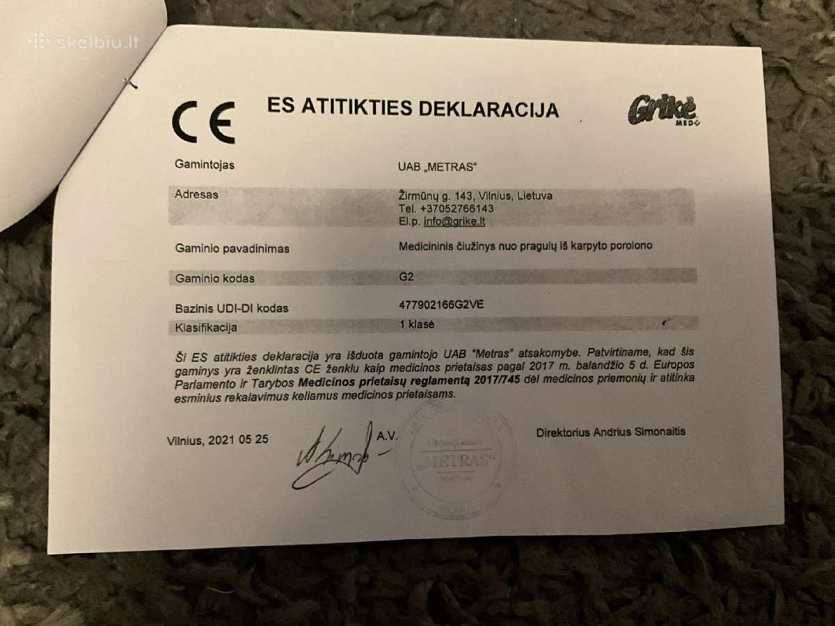 Čiužinys - nuotraukos Nr. 2