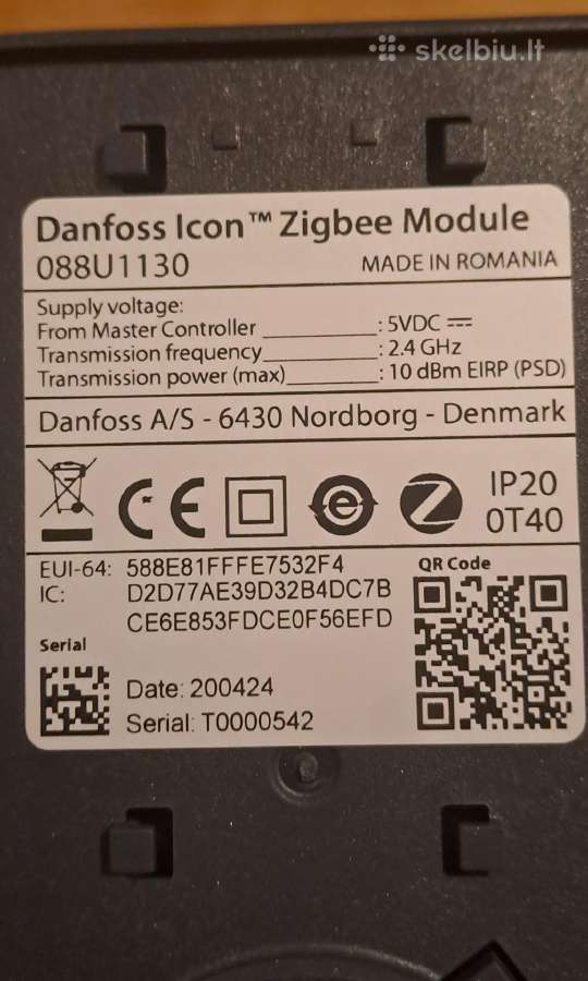 Danfoss Icon bevielio ryšio modulis - nuotraukos Nr. 2