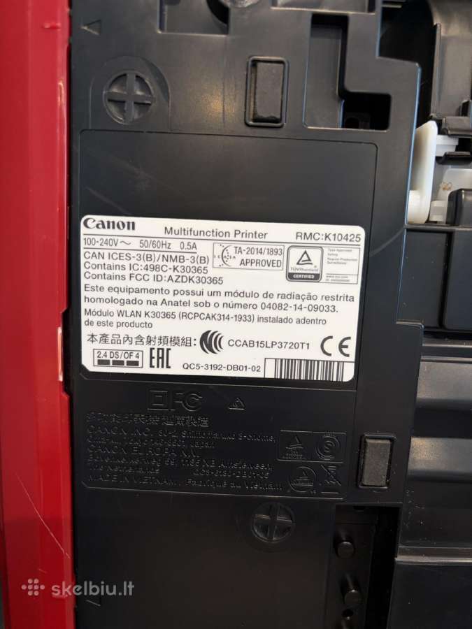 Canon Printer Pixima K10425 Red - nuotraukos Nr. 3