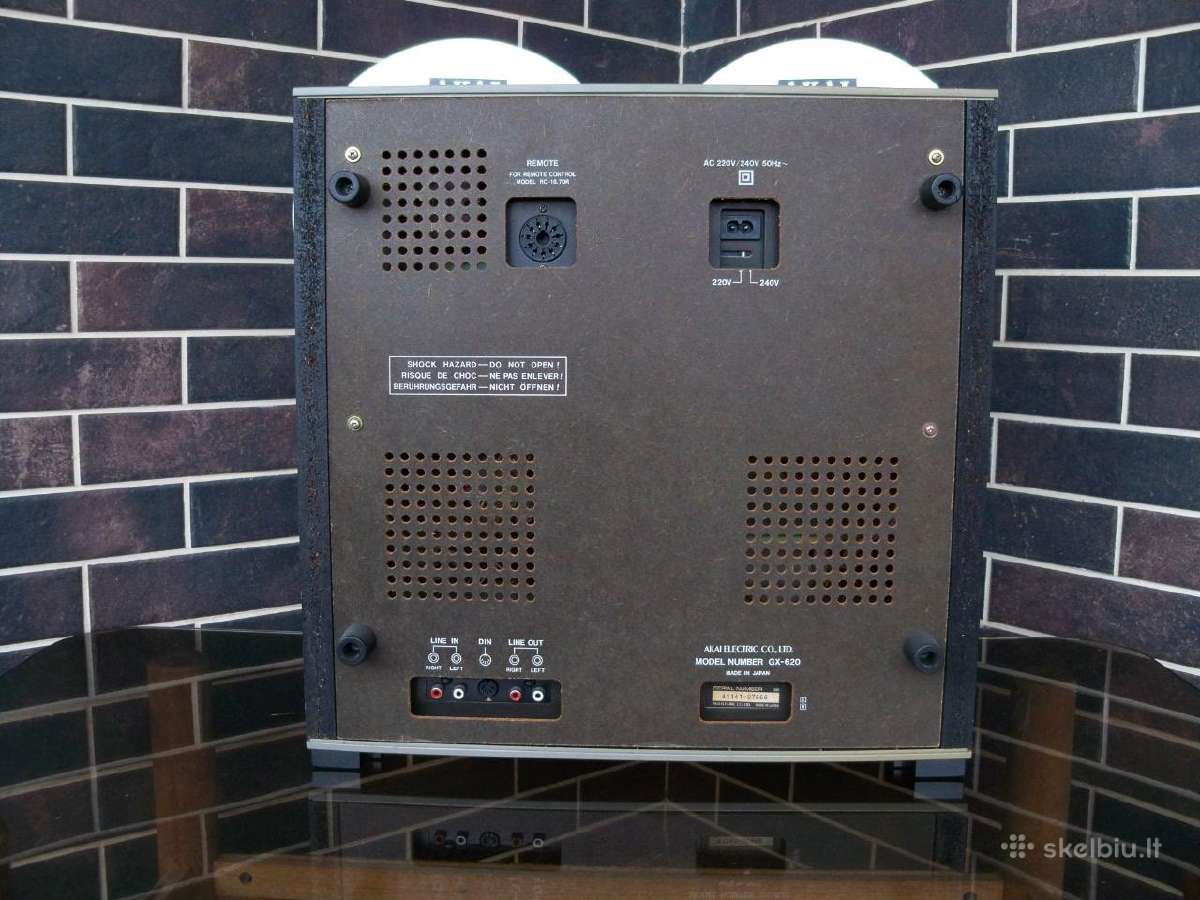 Pioneer Rt-909, 707, 701, 1011l. Akai GX 620, 625. - nuotraukos Nr. 31