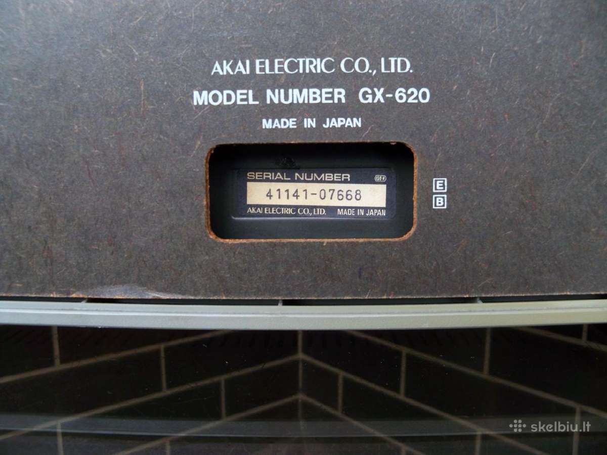 Pioneer Rt-909, 707, 701, 1011l. Akai GX 620, 625. - nuotraukos Nr. 32