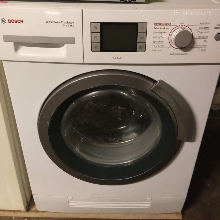 Skalbimo Masina Bosch Su Dziovinimo Funkcija