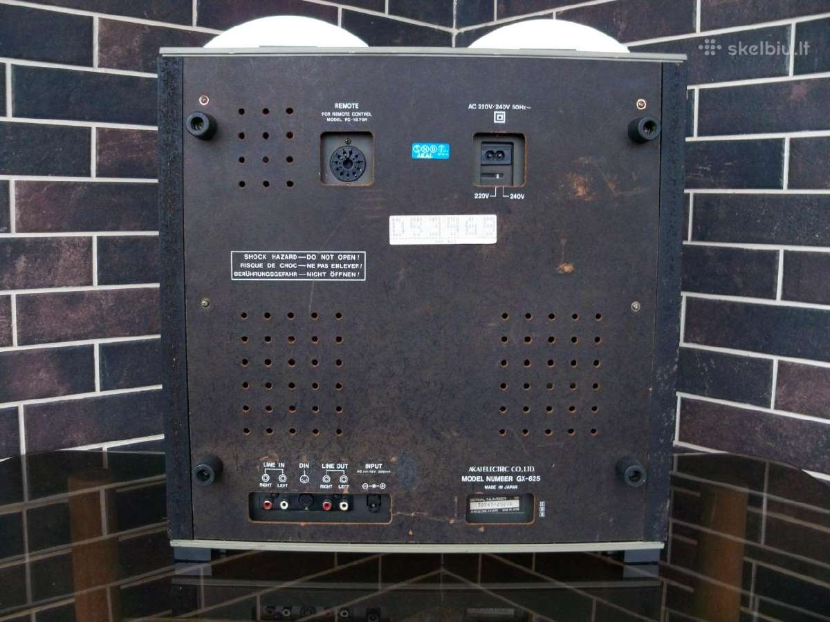 Pioneer Rt-909, 707, 701, 1011l. Akai GX 620, 625. - nuotraukos Nr. 37