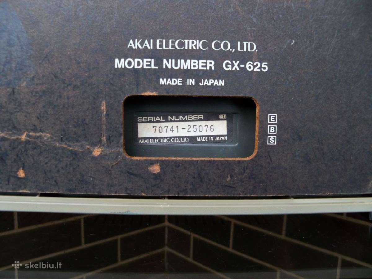 Pioneer Rt-909, 707, 701, 1011l. Akai GX 620, 625. - nuotraukos Nr. 38