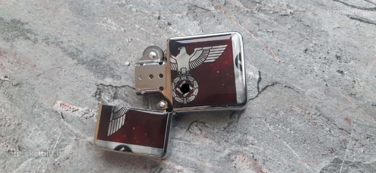 Ww2 komlektas,cigarečių dėklas,žiebtuvėlis,flaškut - nuotraukos Nr. 23