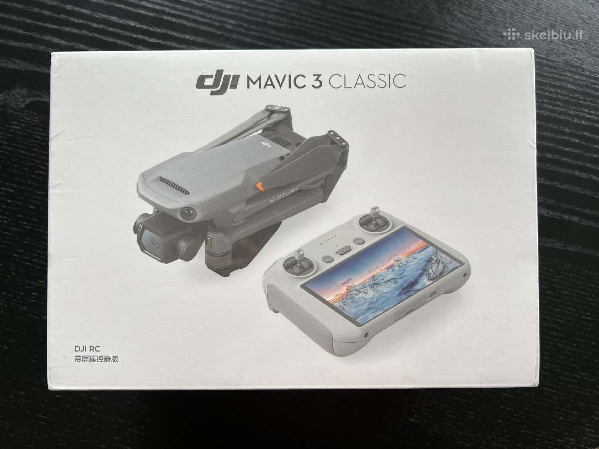 Dji Mavic 3 Classic Su išmaniuoju Dji RC pultu