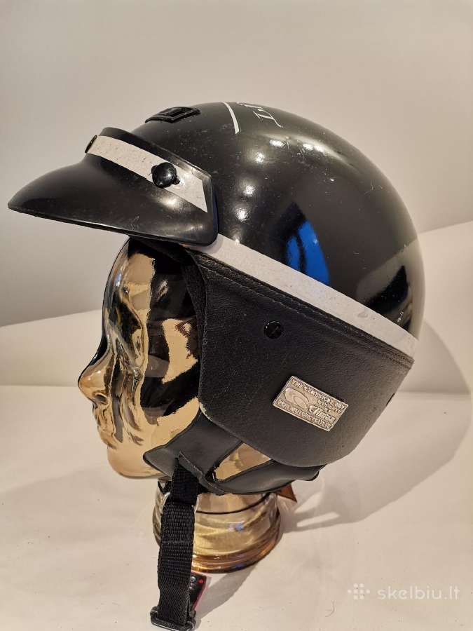 Keli vintažiniai motošalmai "katiliukai" - nuotraukos Nr. 8
