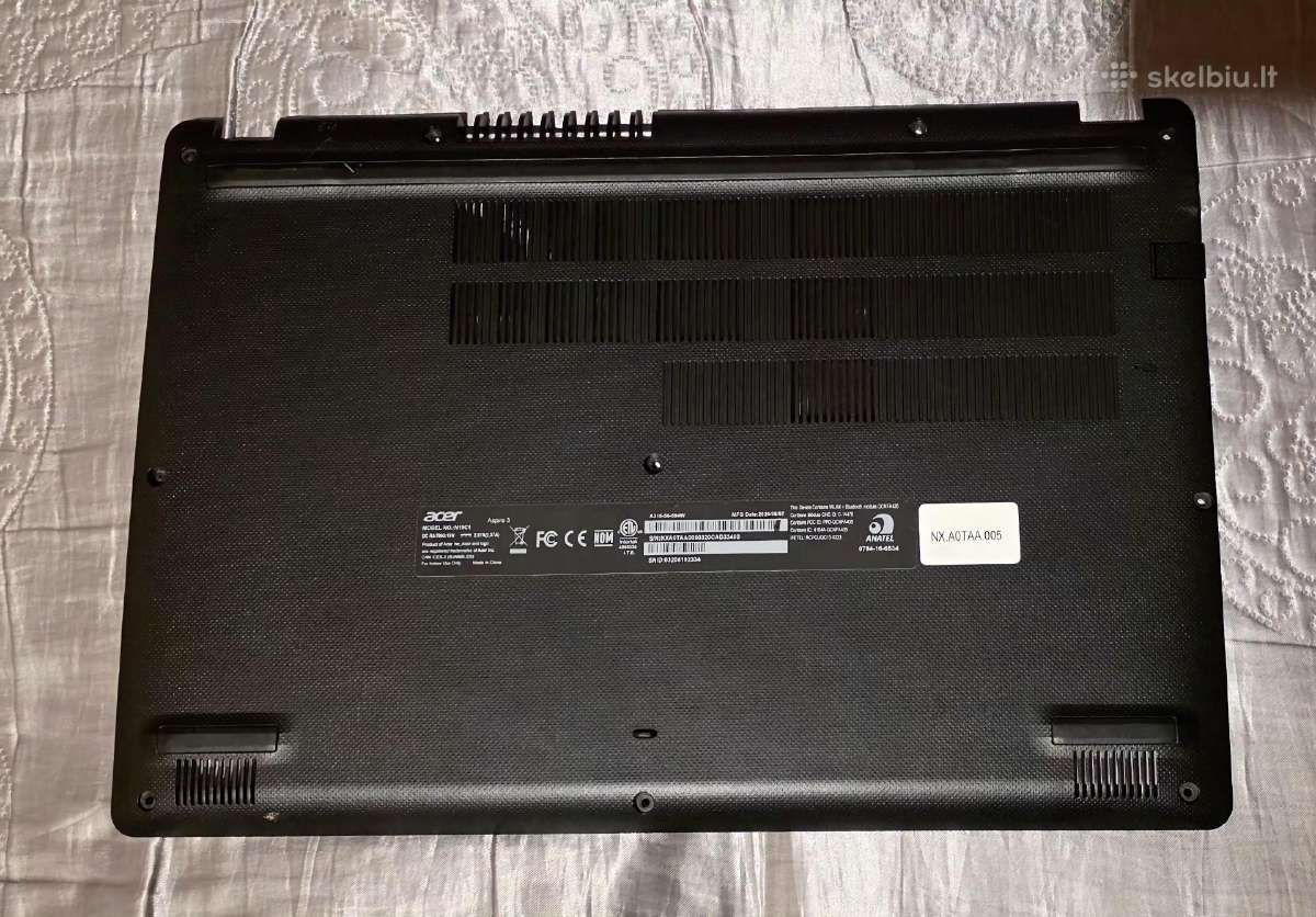 Apatinis dangtis Acer Aspire 3 A315-56-594w N19c1