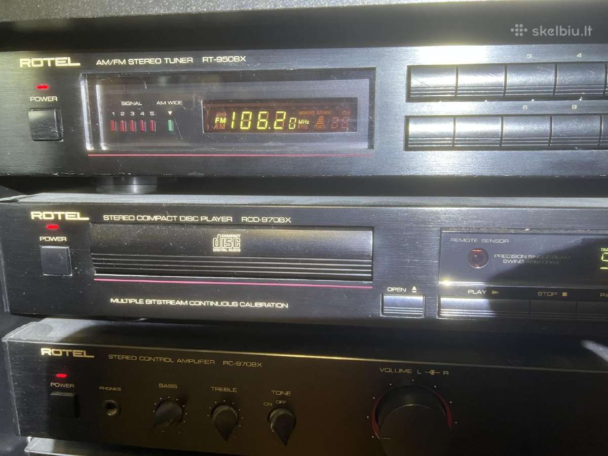 Rotel 970bx komplekt - nuotraukos Nr. 3