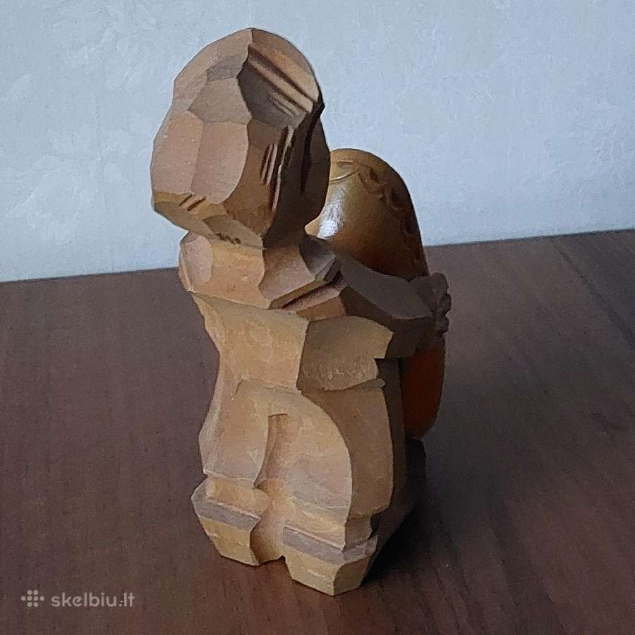 Parduodu medinę statulėlę " Klumpė " - nuotraukos Nr. 6