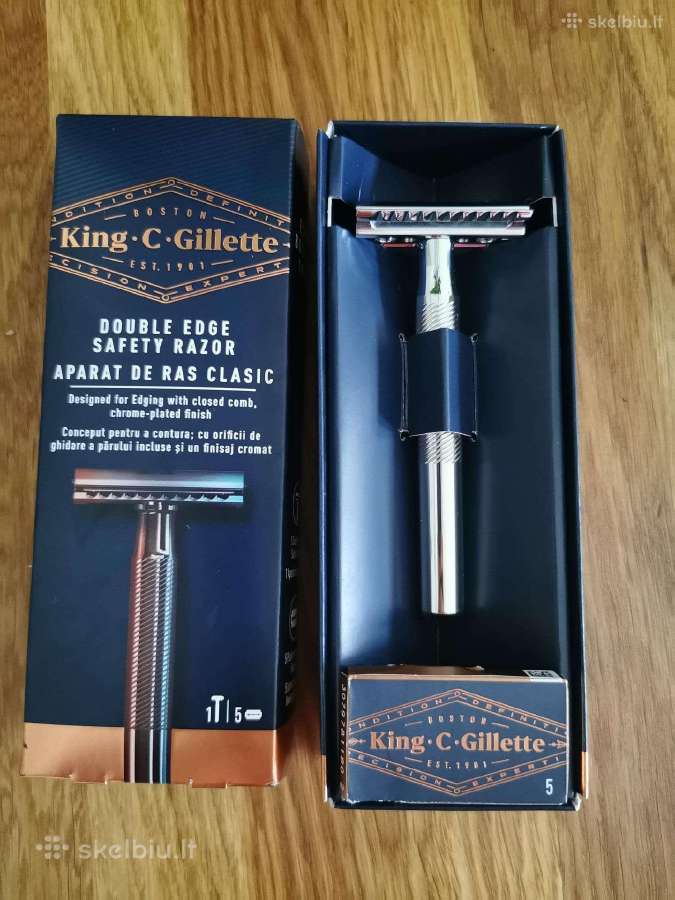 King C. Gillette saugus dviašmenis skustuvas - nuotraukos Nr. 2